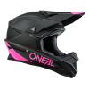 CAPACETE O´NEAL 2021 1SRS SOLID - PRETO / ROSA